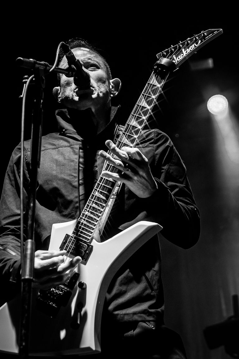 Trivium performing live at AEC Theatre in Adelaide